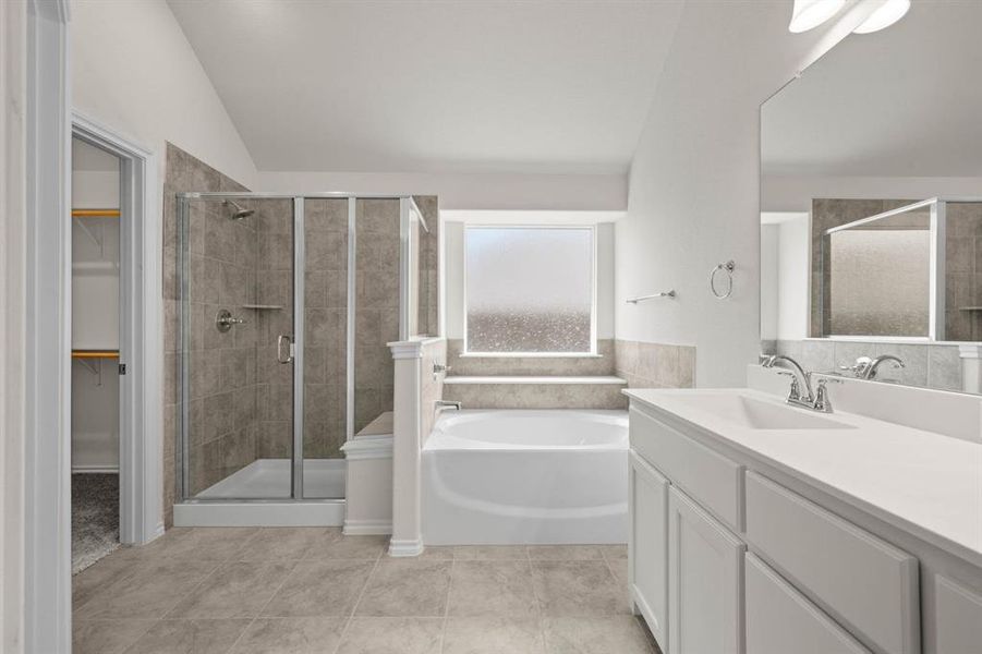 Furnished interior view inside a new home in Summer Crest, Crowley (Image 10).