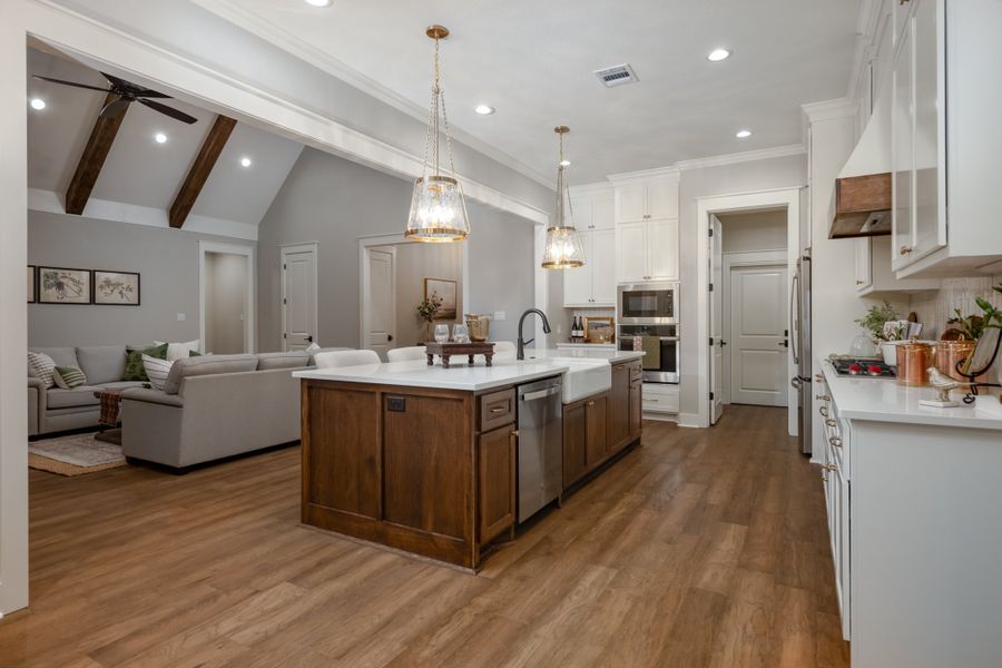 Representative furnished interior of a home built from the The Sophie by Reece Homes in Traditions, Bryan (Image 5).