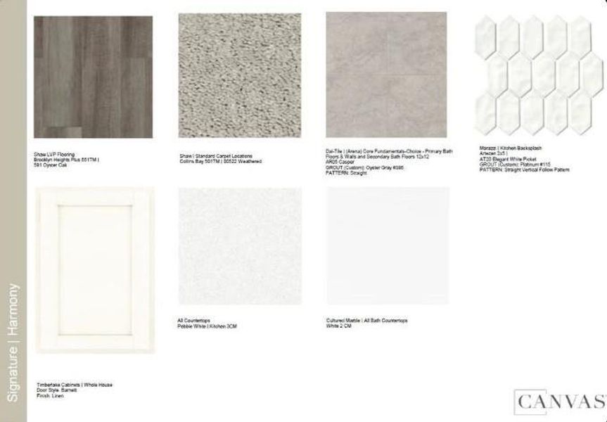 Sample of building materials used in homes in Chandler Run, Tucker (Image 30).