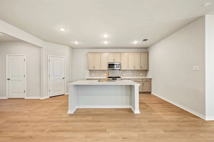 Furnished interior view inside a new home in The Cottages at Lariat, Liberty Hill (Image 7).