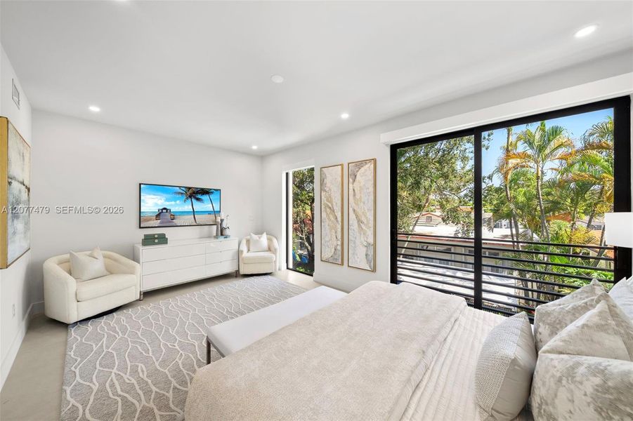 Furnished interior view inside a new home in , Miami (Image 10). Furnished interior view inside a new home in , Miami (Image 10).
