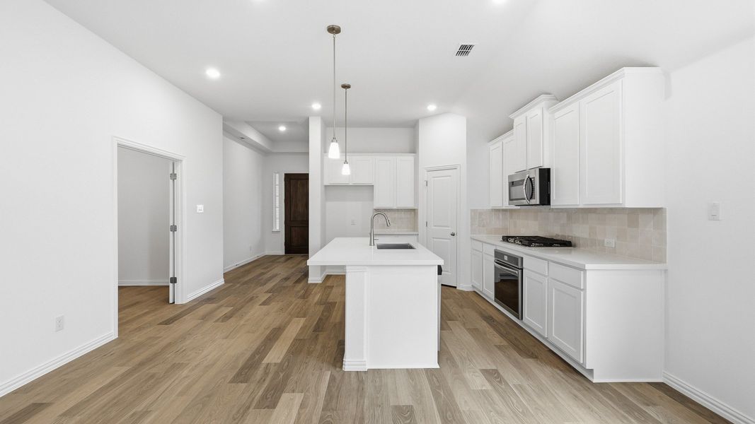 Furnished interior view inside a new home in Anna Ranch, Anna (Image 18).