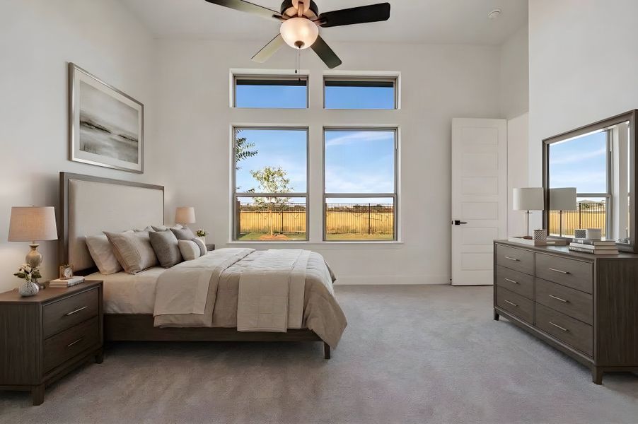 Furnished interior view inside a new home in Sandbrock Ranch, Aubrey (Image 6). Furnished interior view inside a new home in Sandbrock Ranch, Aubrey (Image 6).