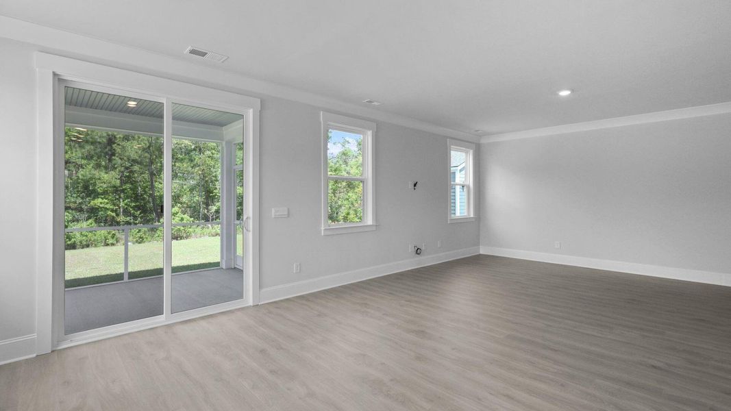 Spacious, unfurnished interior of a new home in Sheep Island, Summerville (Image 17). Spacious, unfurnished interior of a new home in Sheep Island, Summerville (Image 17).