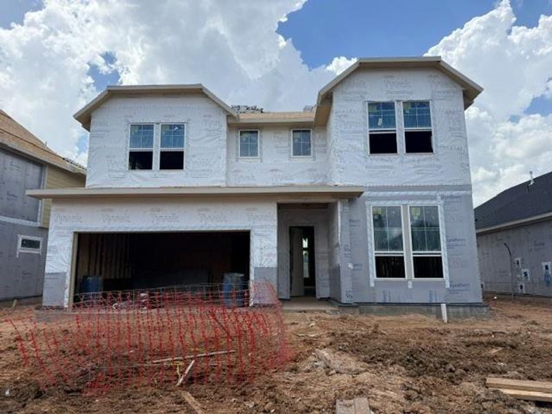 In-progress construction of a new home in Tompkins Reserve, Katy, TX (Image 18).