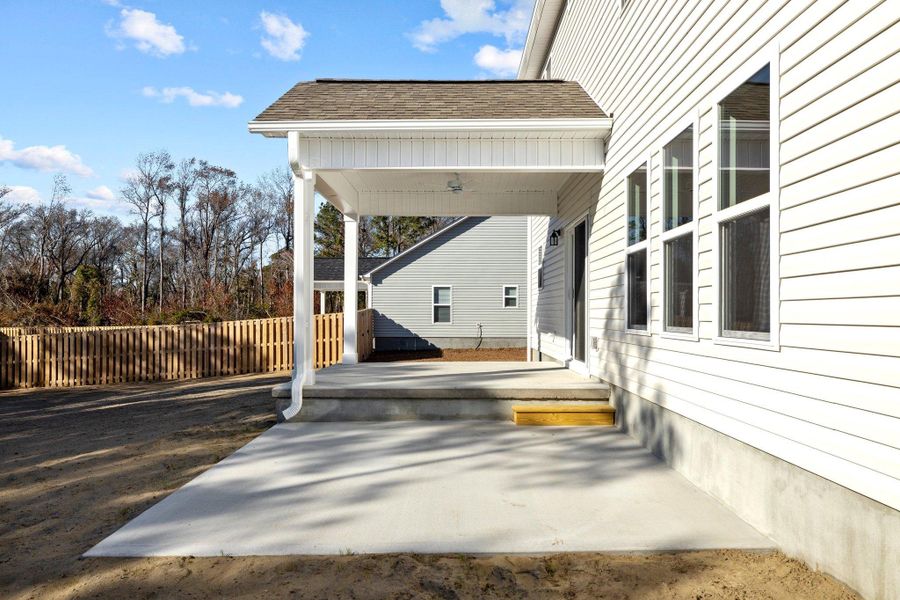 Representative exterior details of a home built from the Jacob A by JC Jackson Homes,LLC in Heritage Pointe, Newport (Image 20).