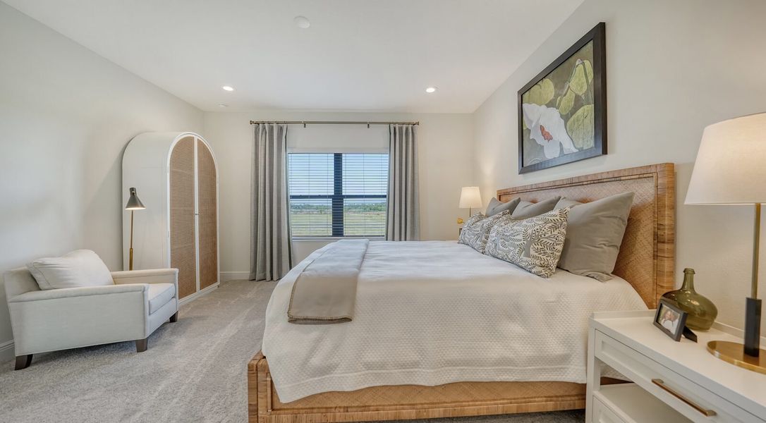 Representative furnished interior of a home built from the Sandcastle 2 by Neal Communities in Vistera of Venice, Venice (Image 20).