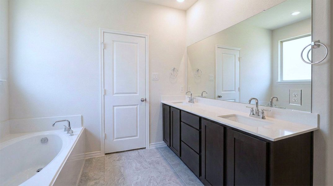 Furnished interior view inside a new home in Lakewood Trails, Forney (Image 6).
