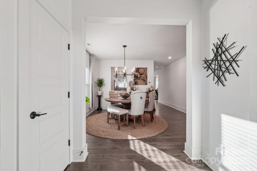 Furnished interior view inside a new home in Lowell Woods, Lowell (Image 31).