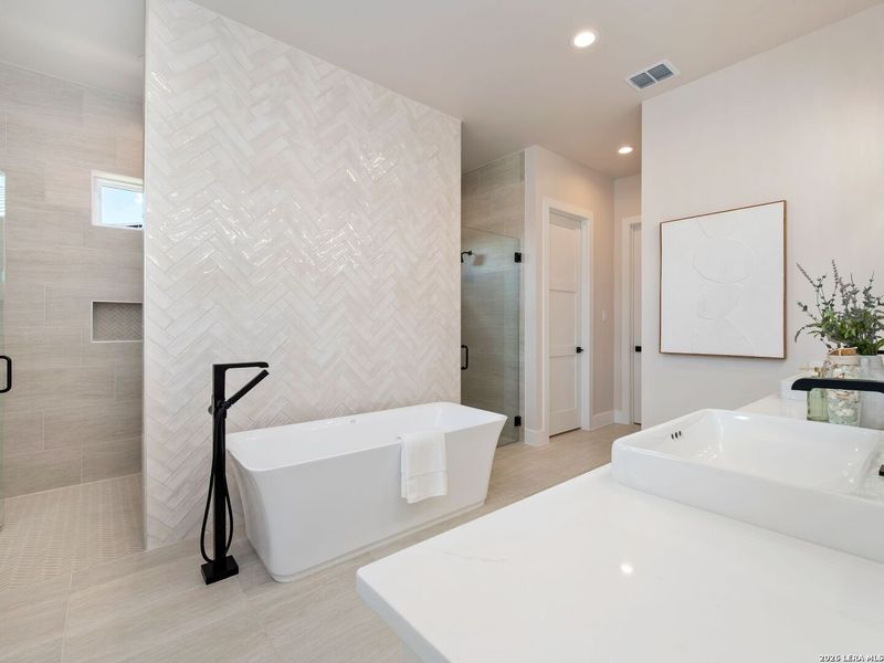 Furnished interior view inside a new home in , San Antonio (Image 8).