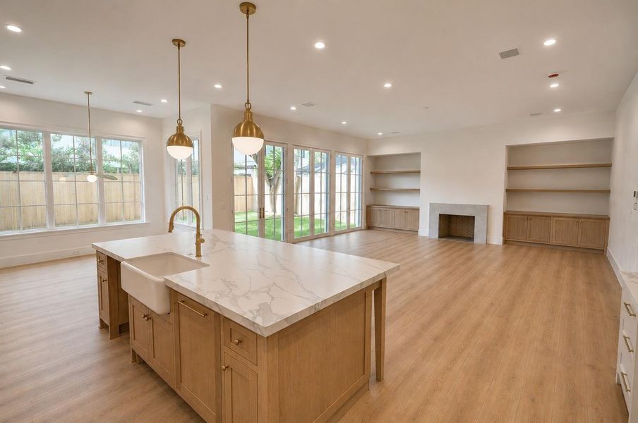 Furnished interior view inside a new home in , Houston (Image 10).