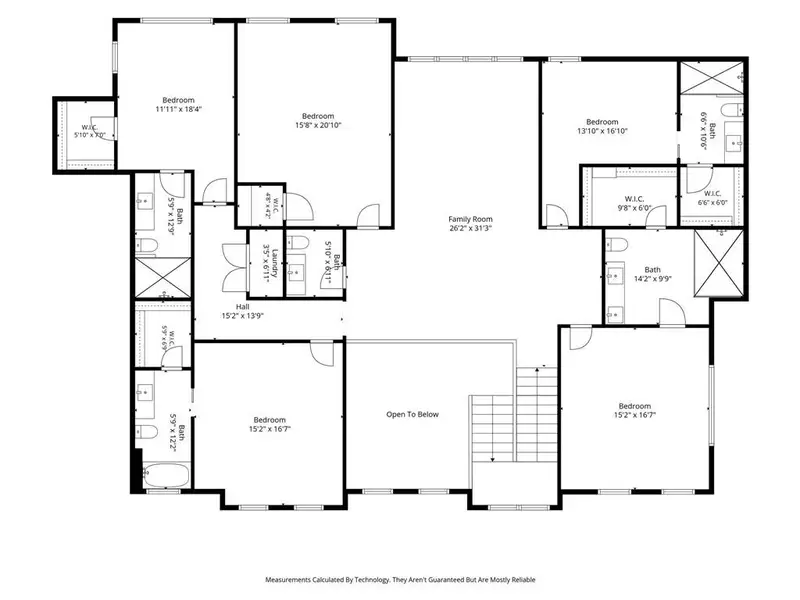 2D floor plan layout of this home in , Dallas, TX (Image 4).