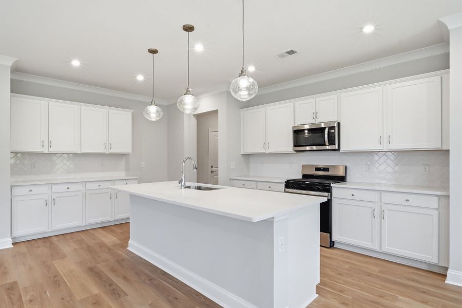 Furnished interior view inside a new home in Sweetwater Hills, Moore (Image 7).