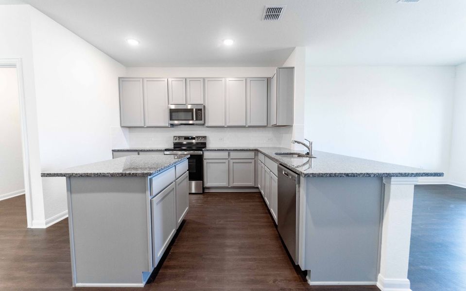 Furnished interior view inside a new home in Katzer Ranch, Converse (Image 4).