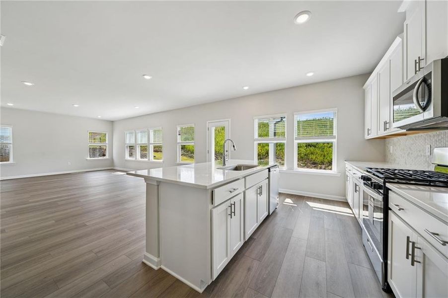 Furnished interior view inside a new home in Preserve at Mountain Creek, Pendergrass (Image 13).