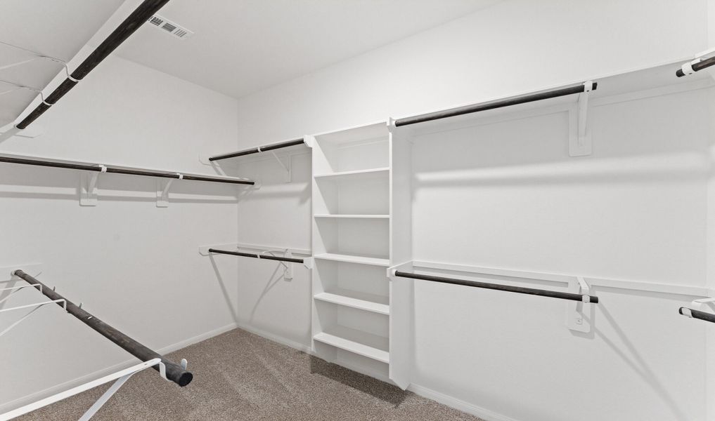 Owner's suite walk-in closet