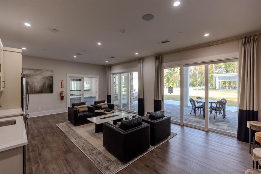 Furnished interior view inside a new home in Waterside, Peachtree Corners (Image 5).