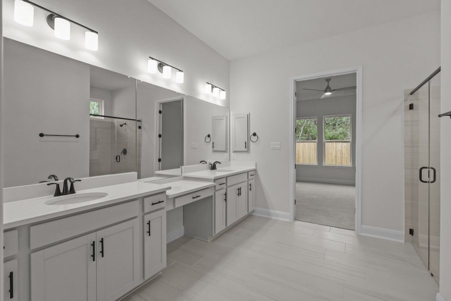 Representative furnished interior of a home built from the Monterrey by Beazer Homes in Cibolo Crossing, Universal City (Image 6).