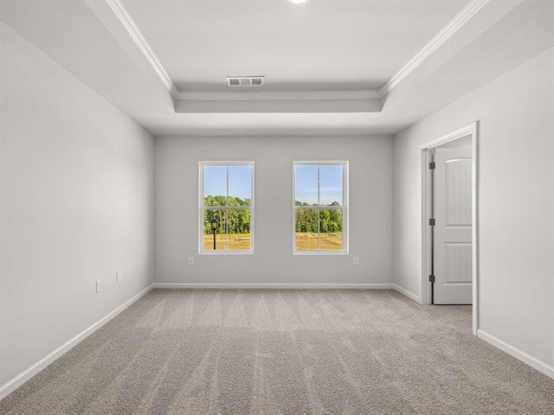 Spacious, unfurnished interior of a new home in Waypoint, Flowery Branch (Image 12).