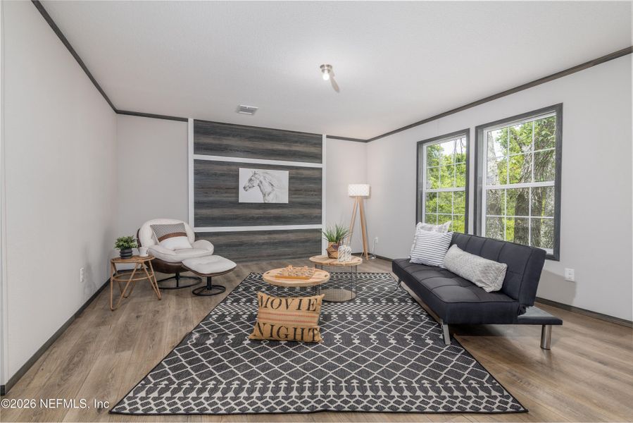 Furnished interior view inside a new home in , St. Augustine (Image 13).