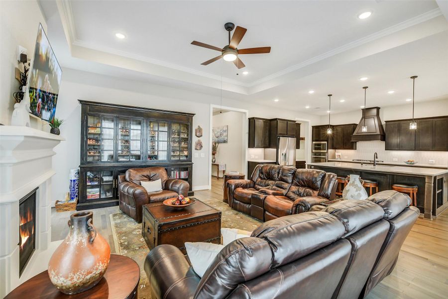 Furnished interior view inside a new home in Chambers Creek, Willis (Image 18).