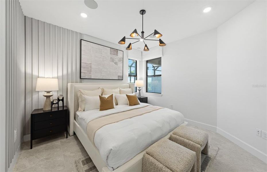 Furnished interior view inside a new home in Del Webb Catalina, Lakewood Ranch (Image 5). Furnished interior view inside a new home in Del Webb Catalina, Lakewood Ranch (Image 5).