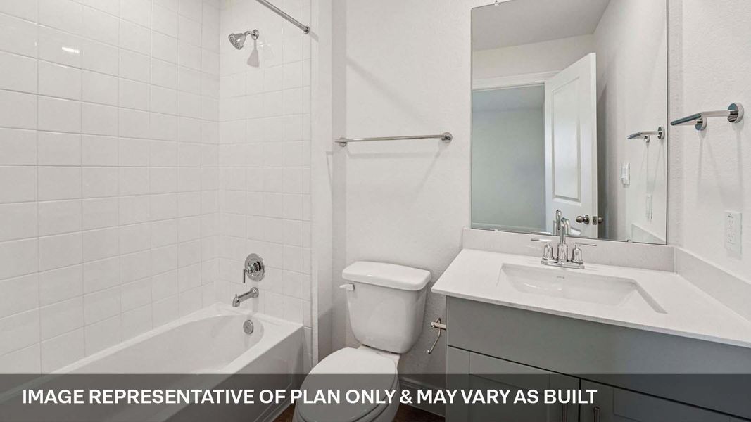 Furnished interior view inside a new home in Railhead, Cedar Creek (Image 6).