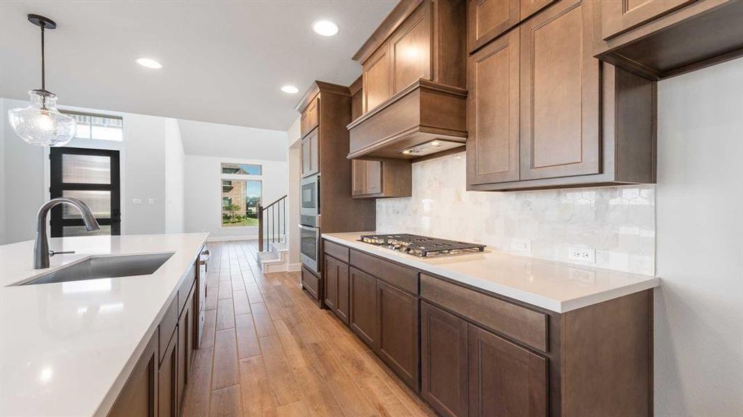 Furnished interior view inside a new home in The Parks At Wilson Creek 40', Celina (Image 8).