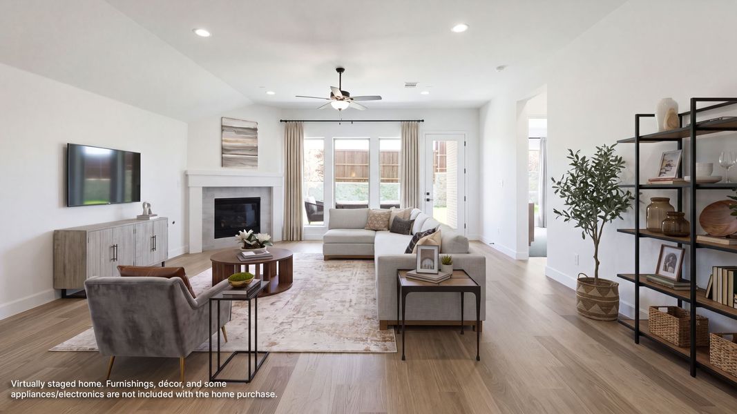 Furnished interior view inside a new home in Walsh, Fort Worth (Image 8).