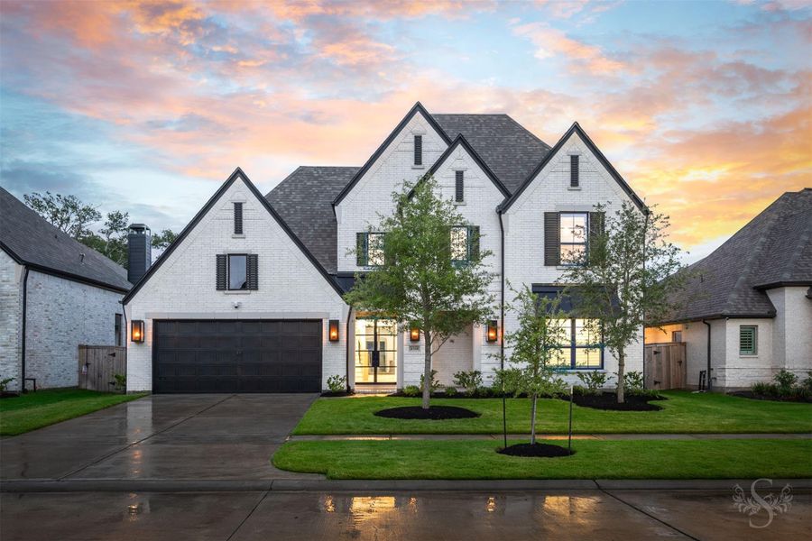 Front exterior of a new home in Fulbrook on Fulshear Creek: 60ft. lots, Fulshear, TX, highlighting curb appeal (Image 25). Front exterior of a new home in Fulbrook on Fulshear Creek: 60ft. lots, Fulshear, TX, highlighting curb appeal (Image 25).