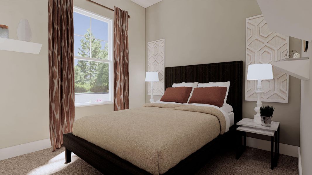 Furnished interior view inside a new home in Nexton – Midtown – The Garden Collection, Summerville (Image 7).