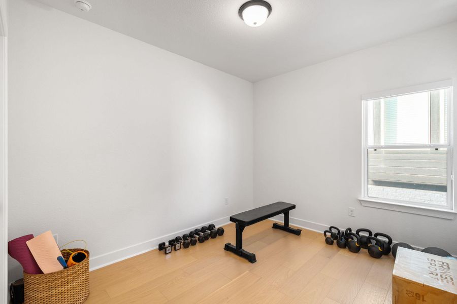Furnished interior view inside a new home in Sweetwater - 60', Austin (Image 27).