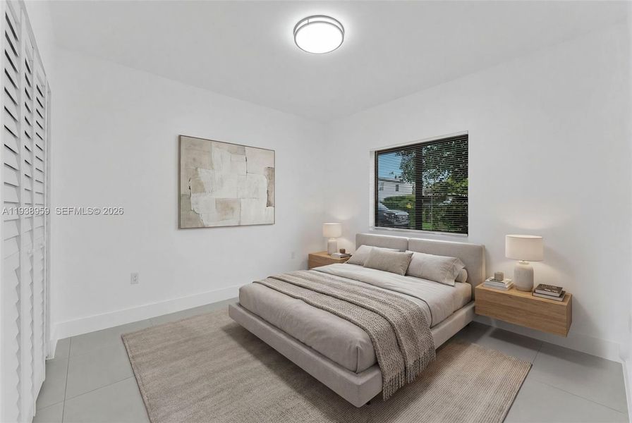 Furnished interior view inside a new home in , Miami (Image 14).