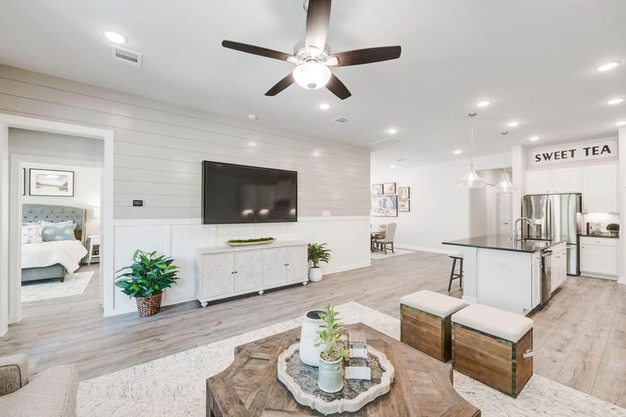 Furnished interior view inside a new home in Oakhill Reserve, Tomball (Image 6).