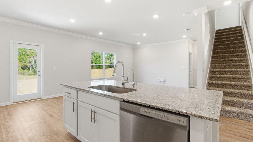 Furnished interior view inside a new home in Misting Springs, Crawfordville (Image 12).