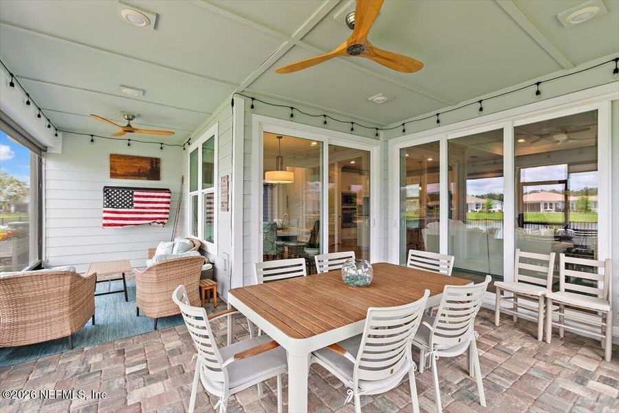 Exterior details and patio area of a home in , St. Augustine (Image 25). Exterior details and patio area of a home in , St. Augustine (Image 25).
