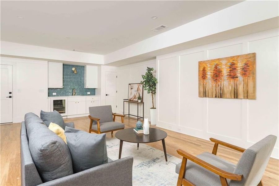 Furnished interior view inside a new home in , Atlanta (Image 33). Furnished interior view inside a new home in , Atlanta (Image 33).