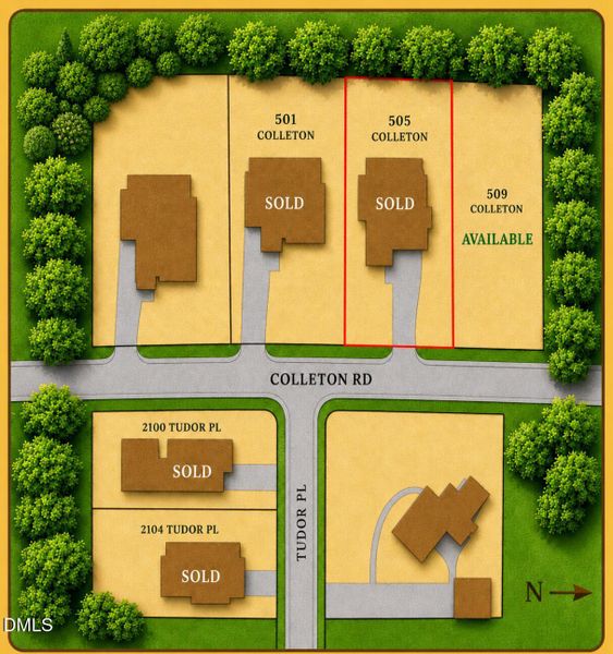 509 Colleton Rd Subdivision Map