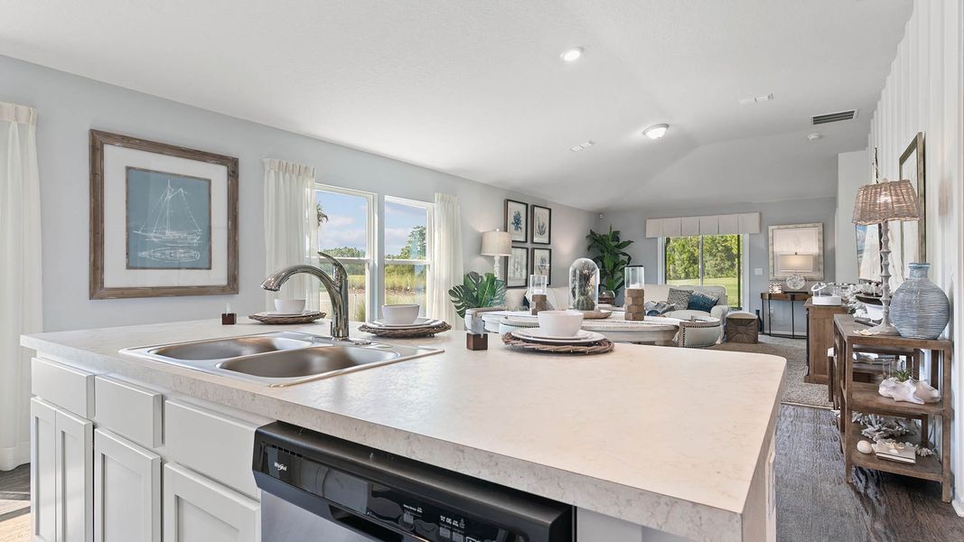 Furnished interior view inside a new home in Grand Reserve, Bunnell (Image 10).