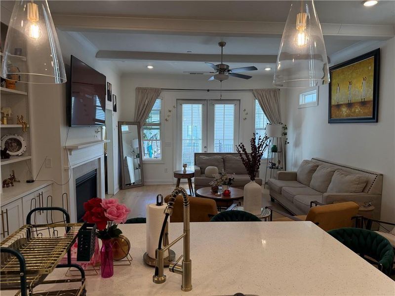 Furnished interior view inside a new home in Promenade Ridge, Marietta (Image 14).
