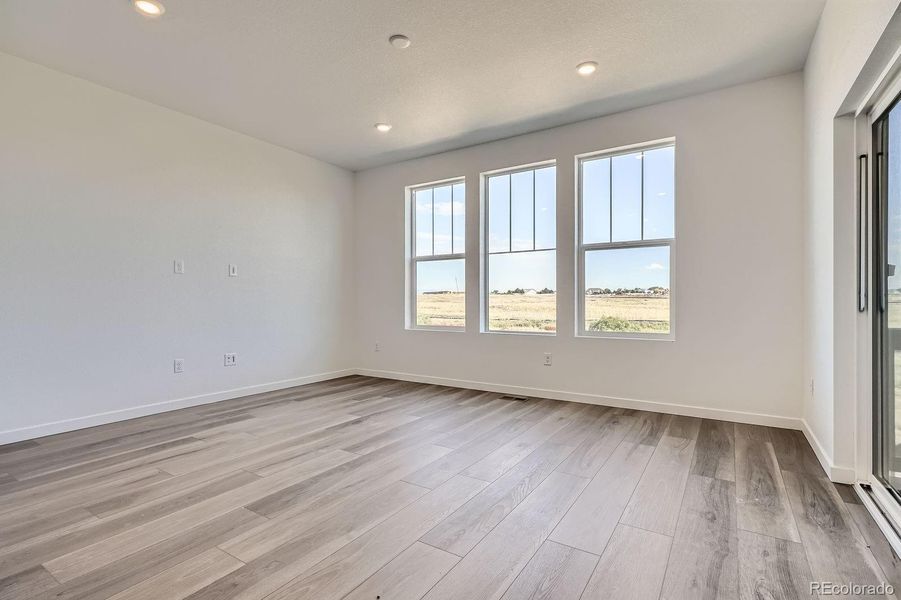 Spacious, unfurnished interior of a new home in Parterre: Paired Homes, Thornton (Image 8). Spacious, unfurnished interior of a new home in Parterre: Paired Homes, Thornton (Image 8).