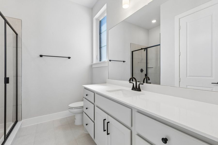 Furnished interior view inside a new home in Newman Village Townhomes, Frisco (Image 12).