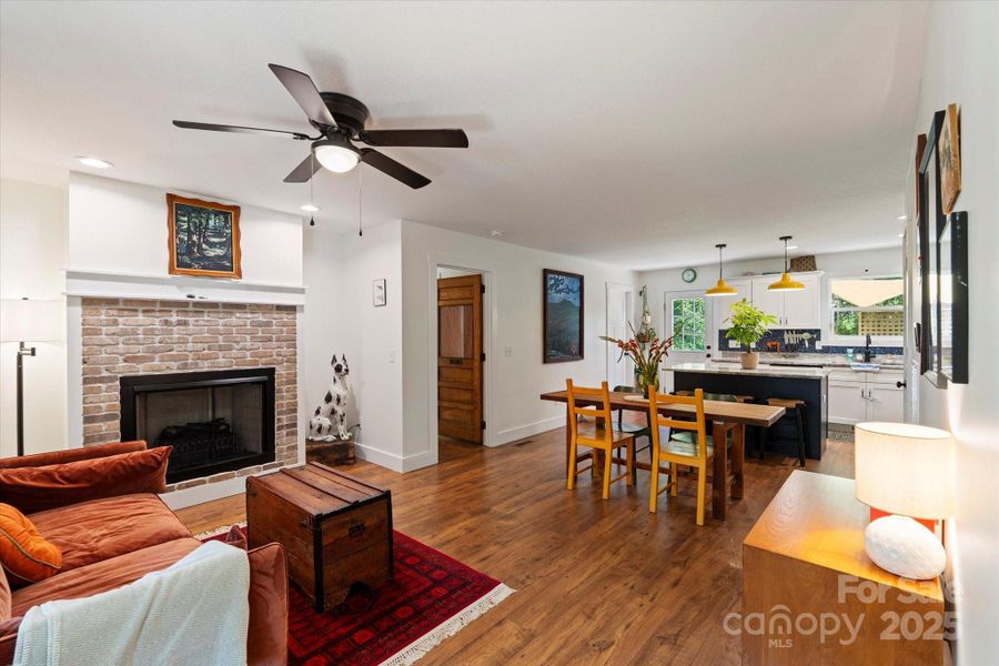 Bright open concept living