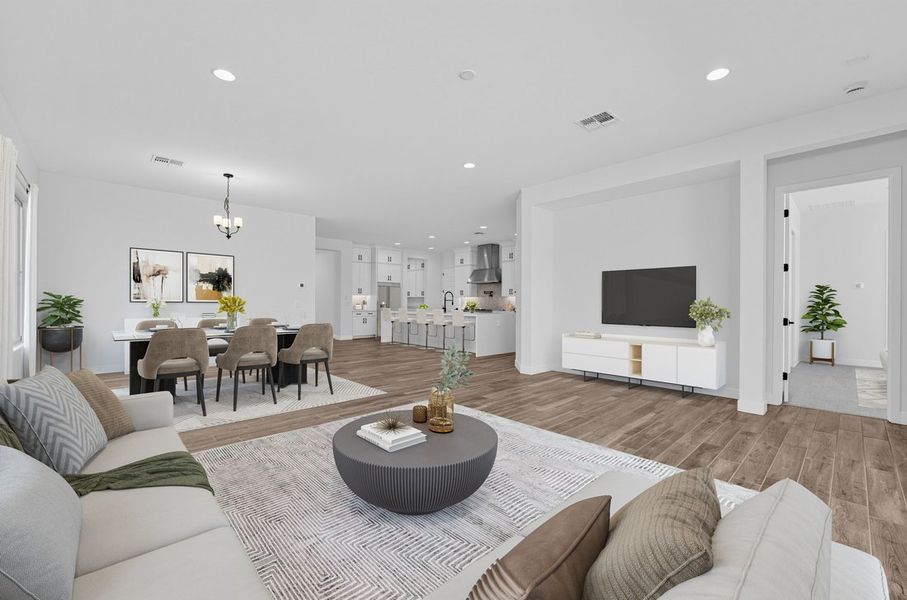 Furnished interior view inside a new home in Legado, Queen Creek (Image 4).