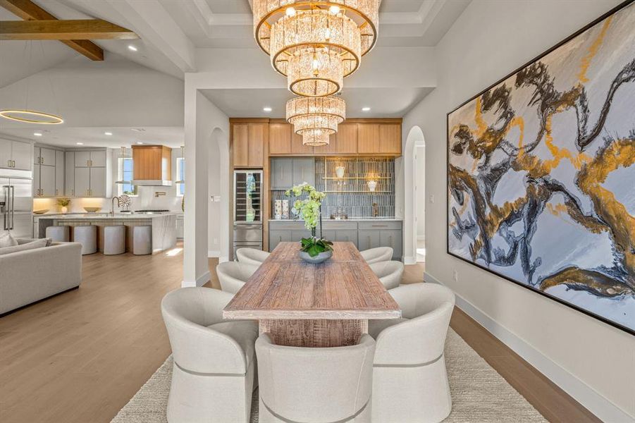 Furnished interior view inside a new home in , Northlake (Image 35).