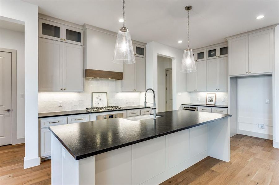 Furnished interior view inside a new home in , Aledo (Image 10).