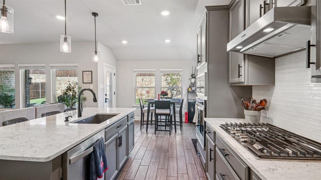 Furnished interior view inside a new home in Sycamore Cove, Hickory Creek (Image 10).