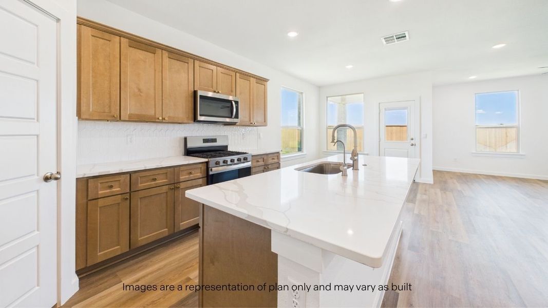 Furnished interior view inside a new home in Westmont, Lubbock (Image 14).