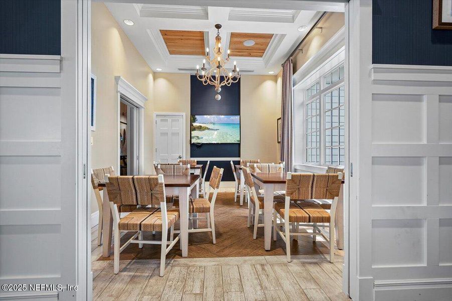 Furnished interior view inside a new home in , St. Augustine (Image 32).