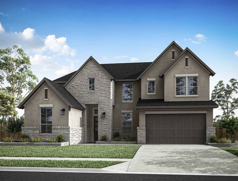 Representative exterior photo of a completed home built from the Balfour by Tri Pointe Homes in Sienna 60’, Missouri City, TX (Image 19). Representative exterior photo of a completed home built from the Balfour by Tri Pointe Homes in Sienna 60’, Missouri City, TX (Image 19).